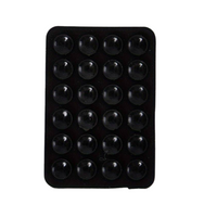 Phone Silicone Suction Cup Mount for Mobile Devices- BLACK